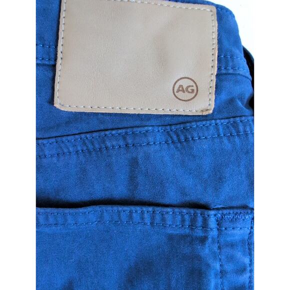 AG Graduate SUD Jean Men 34 (35x29)* Tailored Leg Sueded Stretch Sateen Blue - Picture 3 of 11